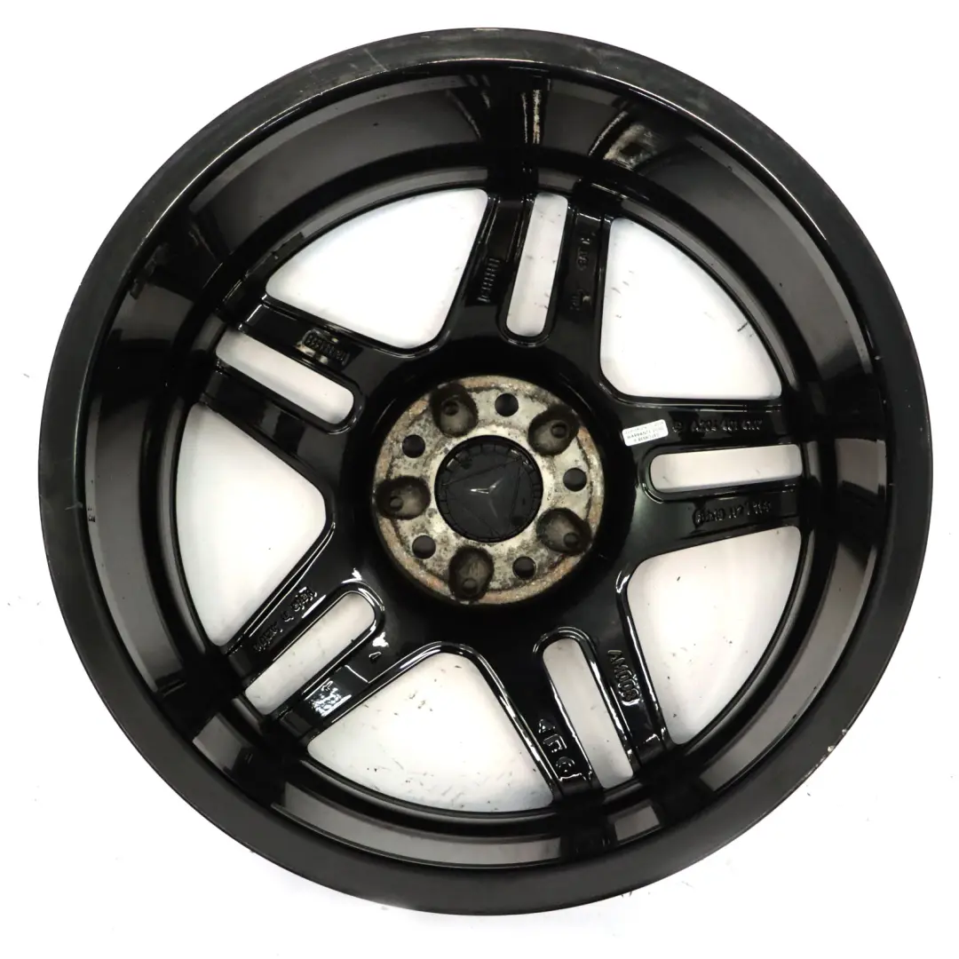 Mercedes W204 AMG Nero Cerchio In Lega A 5 Doppie Razze 18" ET:50 8J - SKU A2044014102-1 - Numero di parte A2044014102