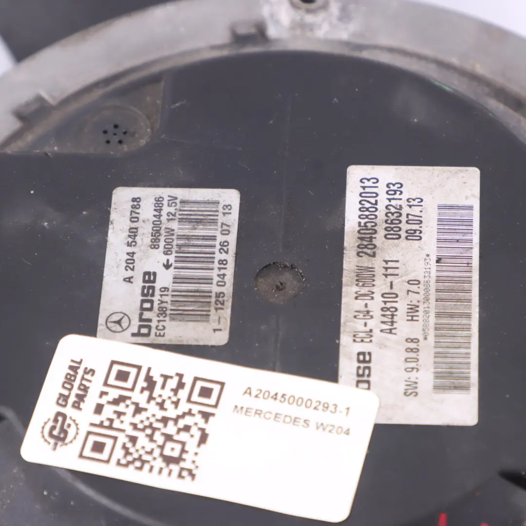 Mercedes W204 W212 Kühlerlüfter Motor Kühlung Kühlerabdeckung - SKU A2045000293-1 - Teilenummer A2045000293