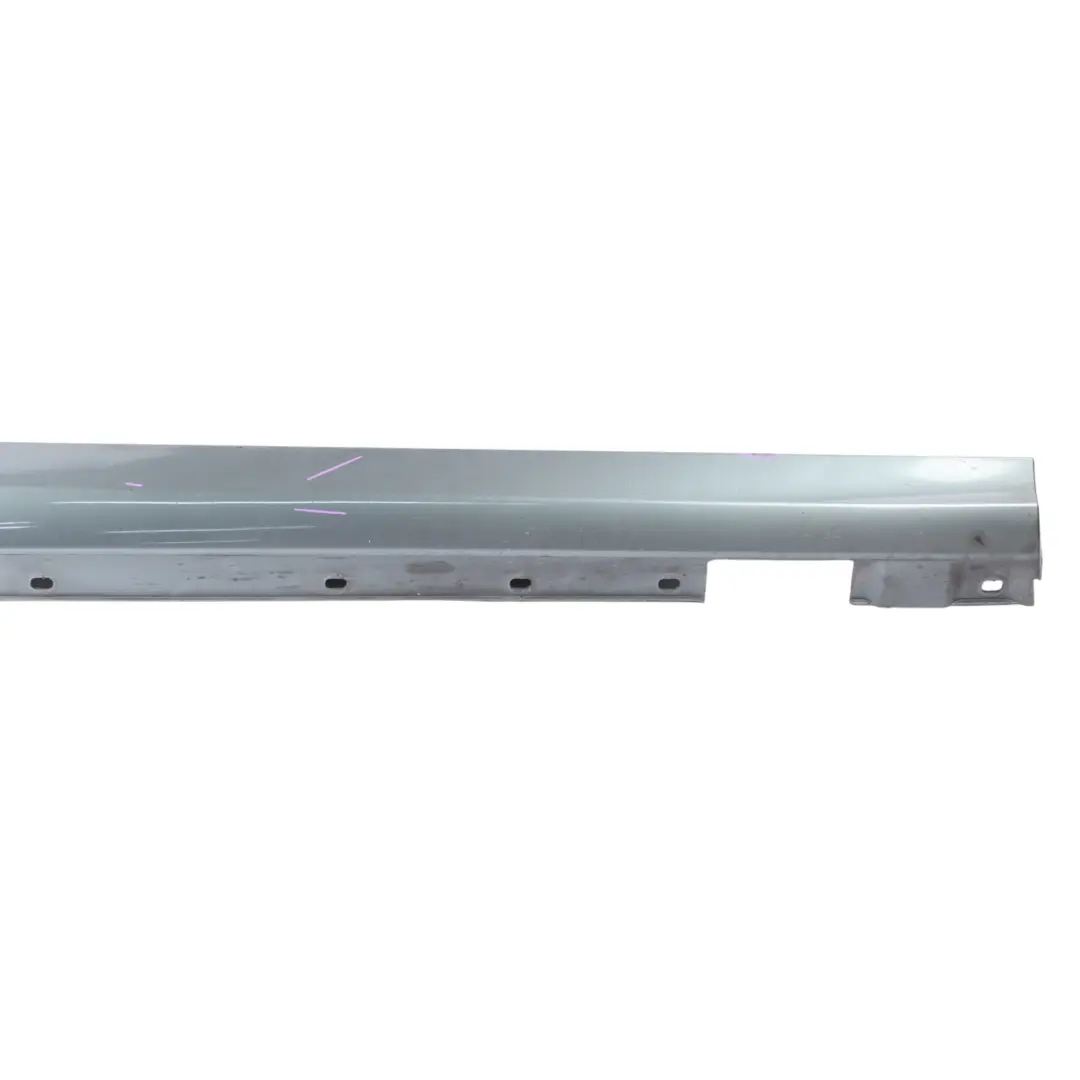 Mercedes W204 Side Skirt Door Sill Cover Right O/S Alabandine Grey Metallic 779 - SKU A2046980454-ALG - Part number A2046980454