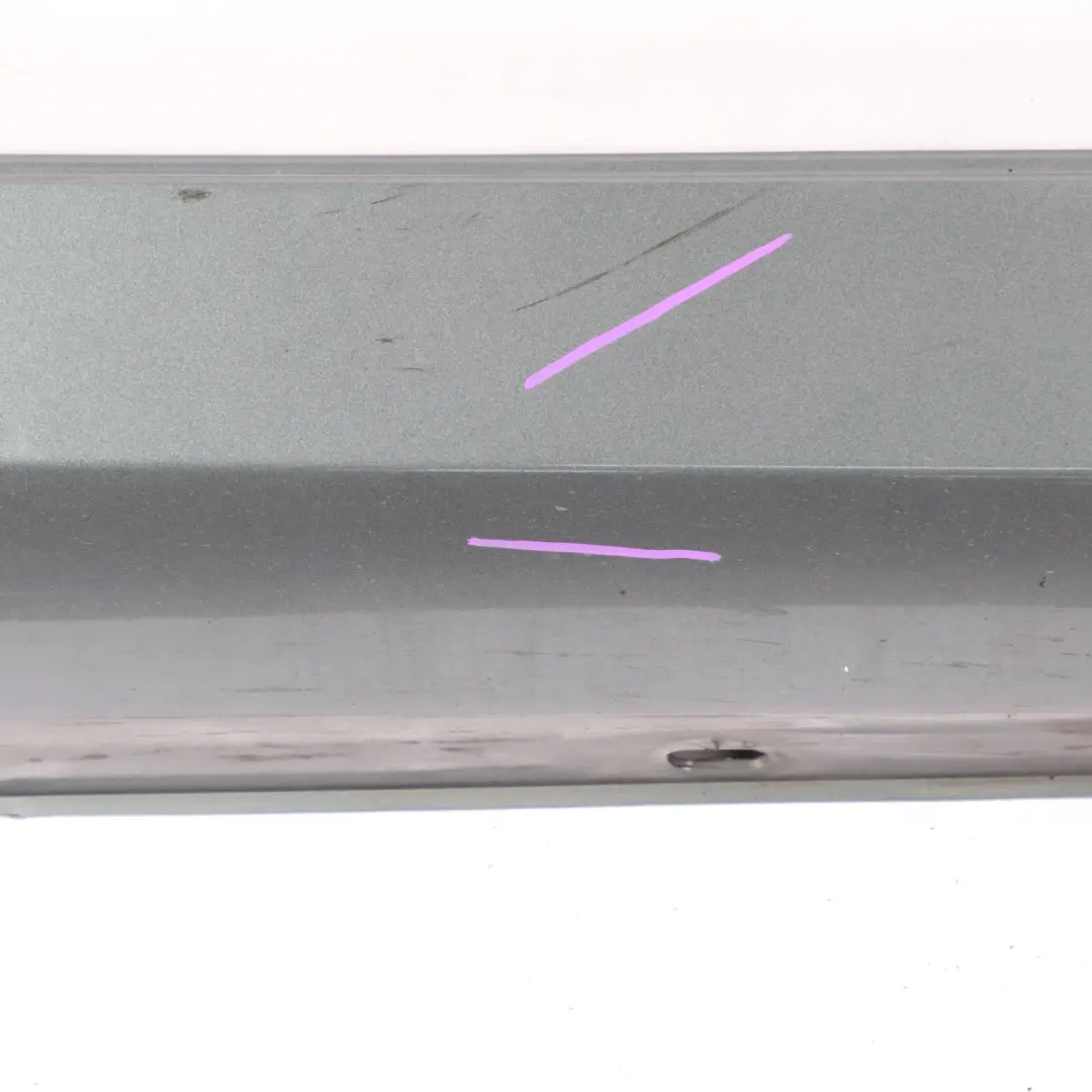 Mercedes W204 Side Skirt Door Sill Cover Right O/S Alabandine Grey Metallic 779 - SKU A2046980454-ALG - Part number A2046980454