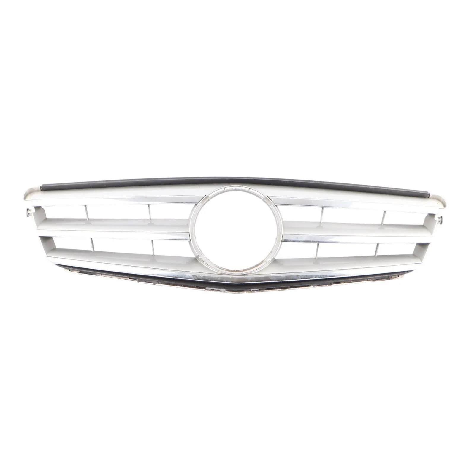 Mercedes W204 Griglia del cofano anteriore radiatore Pannello argento cromato