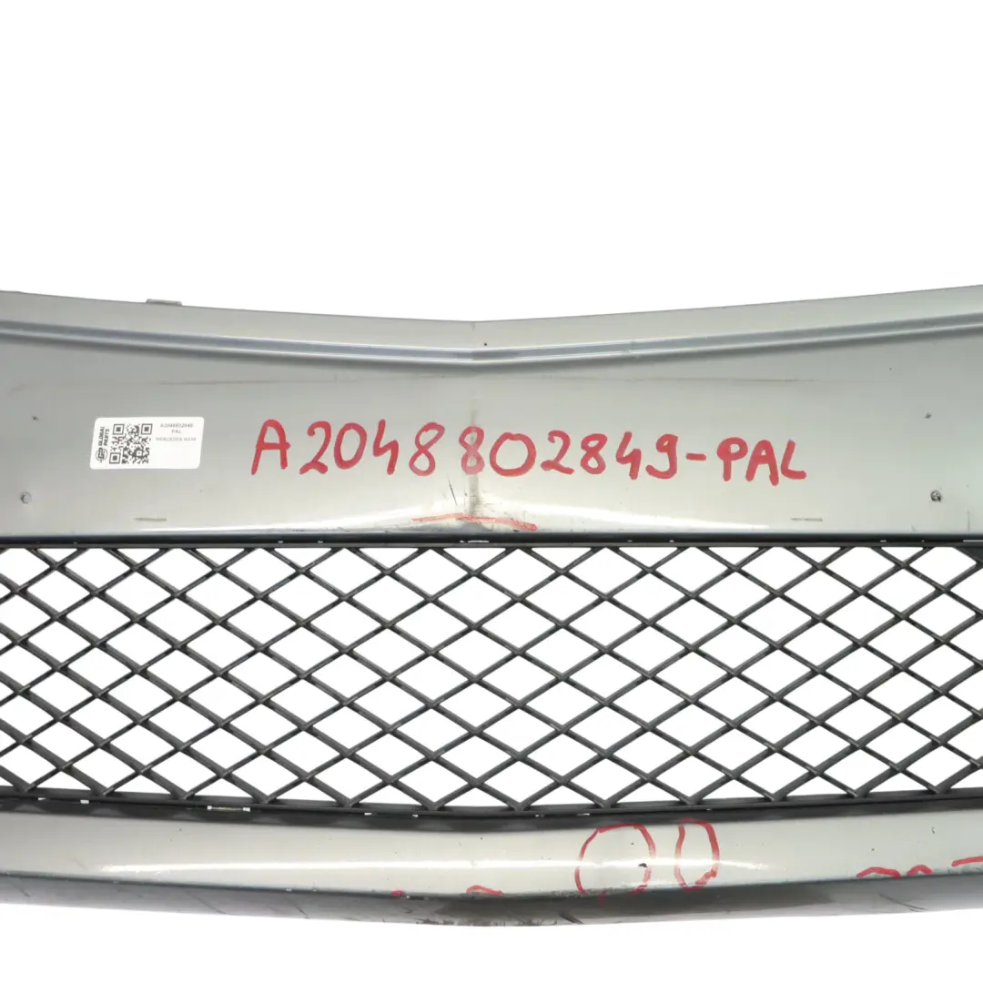 Mercedes W204 Front Bumper AMG Trim Panel Cover Palladium Silver Metallic - 792 - SKU A2048802849-PAL - Part number A2048802849