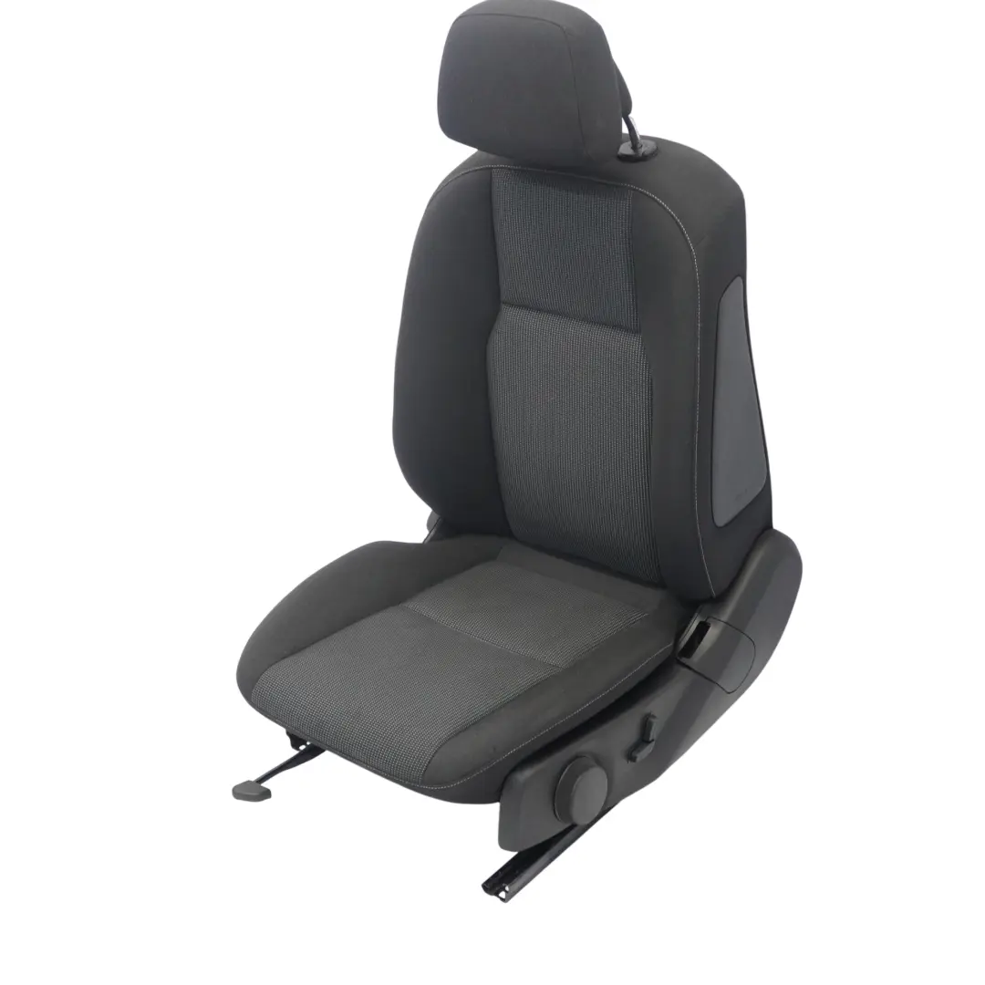  Front Seat Mercedes W204 Saloon Touring Fabric Aberdeen Cloth Black Left N/S - SKU A2049100347-3 - Part number A2049100347