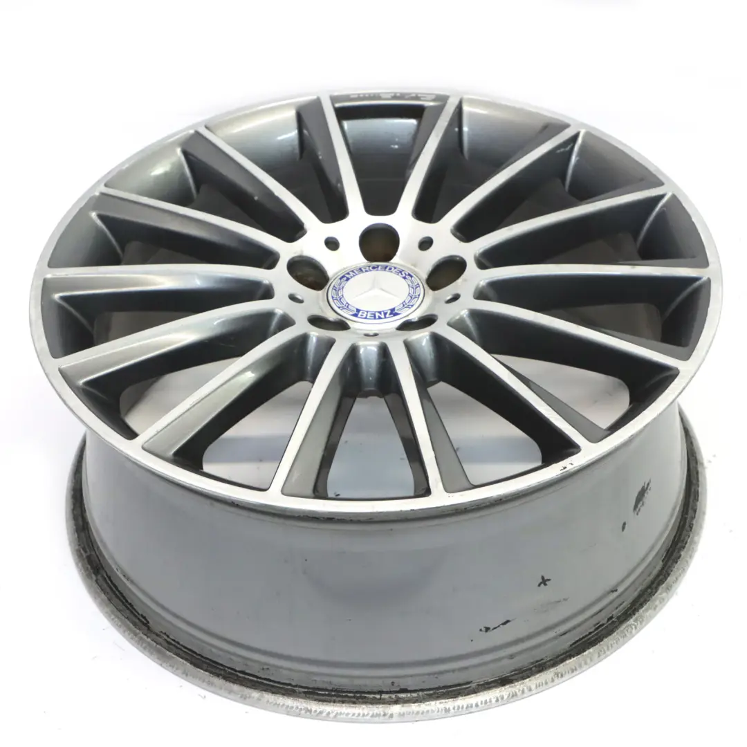 Front Alloy Wheel Rim AMG 19" ET:44 7,5J 14 Spoke to Mercedes W205 with Part number A2054011300 Mercedes W205 Front Alloy Wheel Rim AMG 19" ET:44 7,5J 14 Spoke - SKU A2054011300-3 - Part number A2054011300