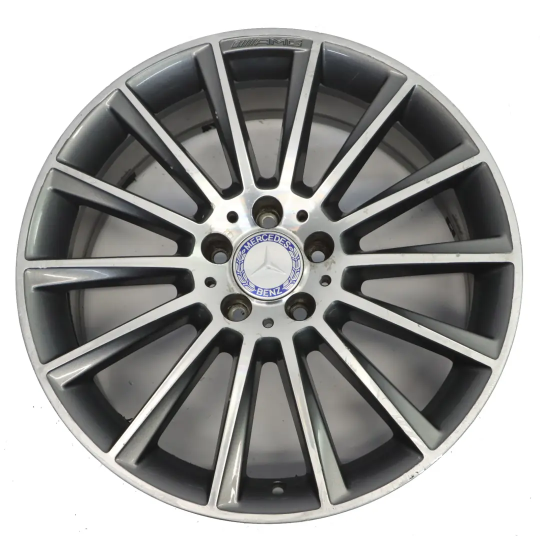 Mercedes W205 Front Alloy Wheel Rim AMG 19" ET:44 7,5J 14 Spoke - SKU A2054011300-3 - Part number A2054011300
