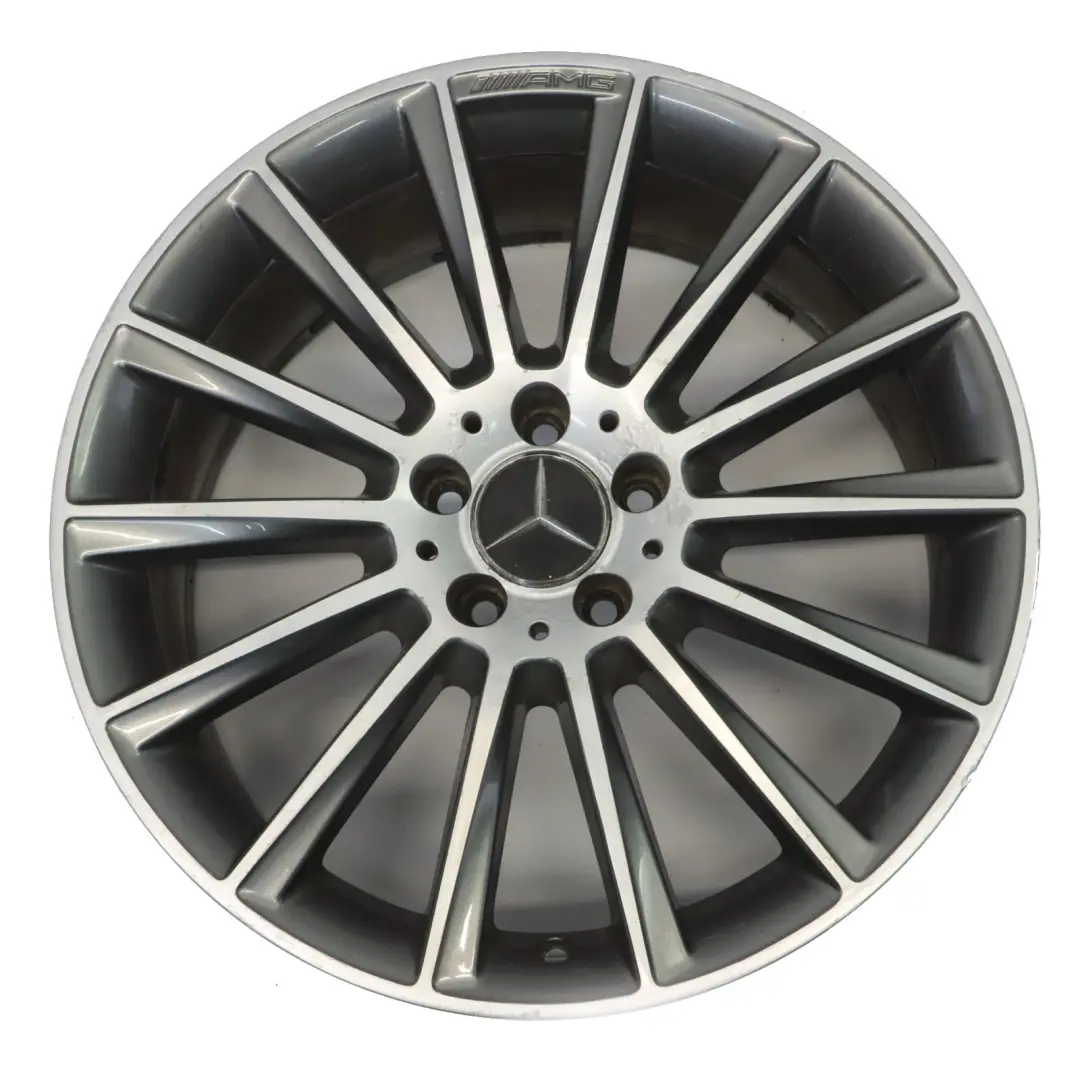 Alloy Wheel Rim AMG 19" ET:52 8,5J 14 Spoke to Mercedes W205 S205 Rear with Part number A2054011400 Mercedes W205 S205 Rear Alloy Wheel Rim AMG 19" ET:52 8,5J 14 Spoke - SKU A2054011400-1 - Part number A2054011400