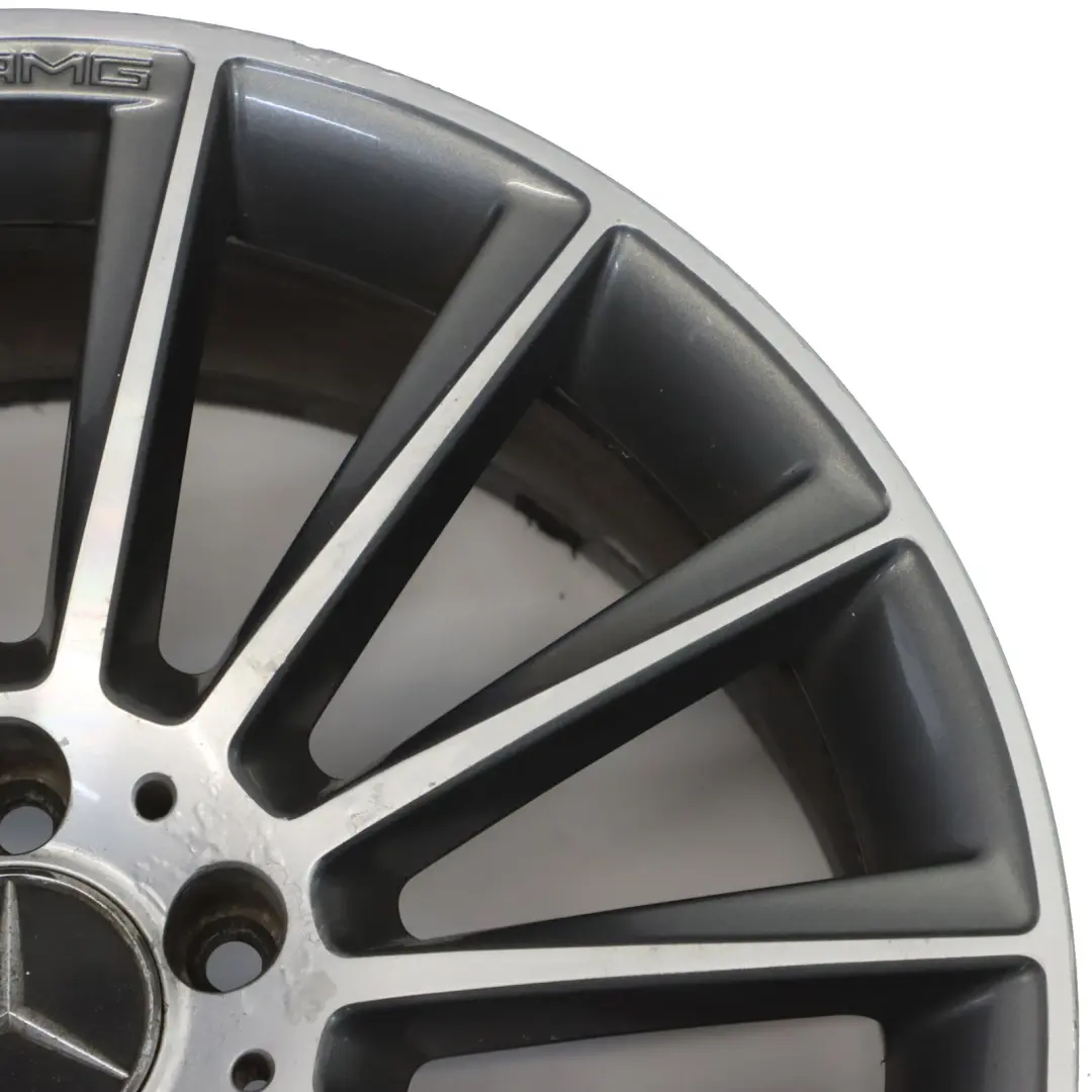 Llanta aleación trasera AMG 19" ET:52 8,5J 14 radios para Mercedes W205 con número de pieza A2054011400 Mercedes W205 Llanta aleación trasera AMG 19" ET:52 8,5J 14 radios - SKU A2054011400-1 - Número de pieza A2054011400