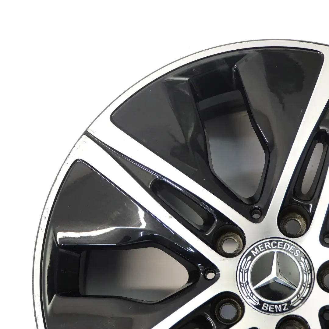 Alloy Rim 17" 7J ET:48.5 5-Spoke All Round to Mercedes W205 Wheel with Part number A2054019000 Mercedes W205 Wheel Alloy Rim 17" 7J ET:48.5 5-Spoke All Round - SKU A2054019000-2 - Part number A2054019000