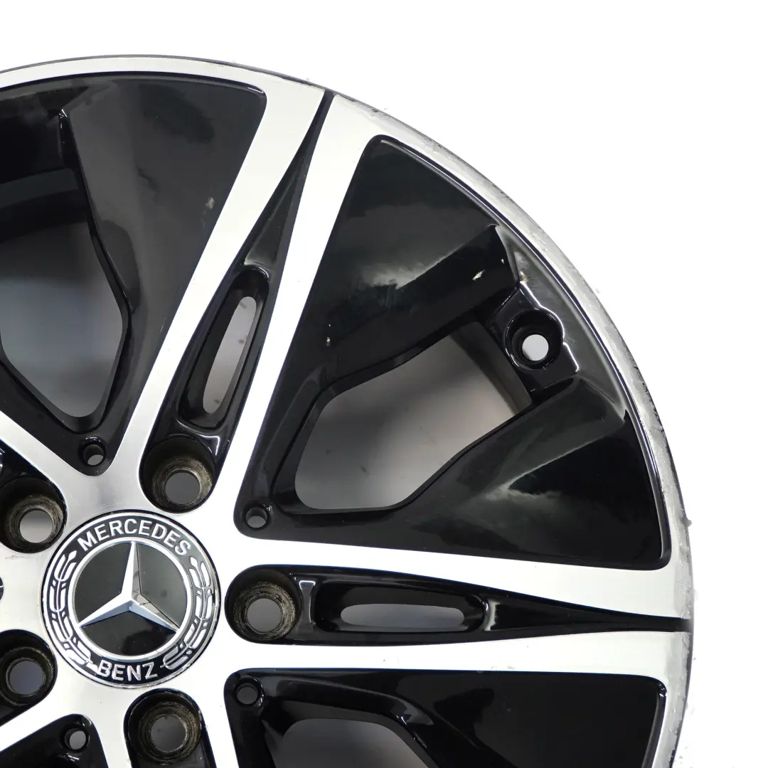 Alloy Rim 17" 7J ET:48.5 5-Spoke All Round to Mercedes W205 Wheel with Part number A2054019000 Mercedes W205 Wheel Alloy Rim 17" 7J ET:48.5 5-Spoke All Round - SKU A2054019000-2 - Part number A2054019000