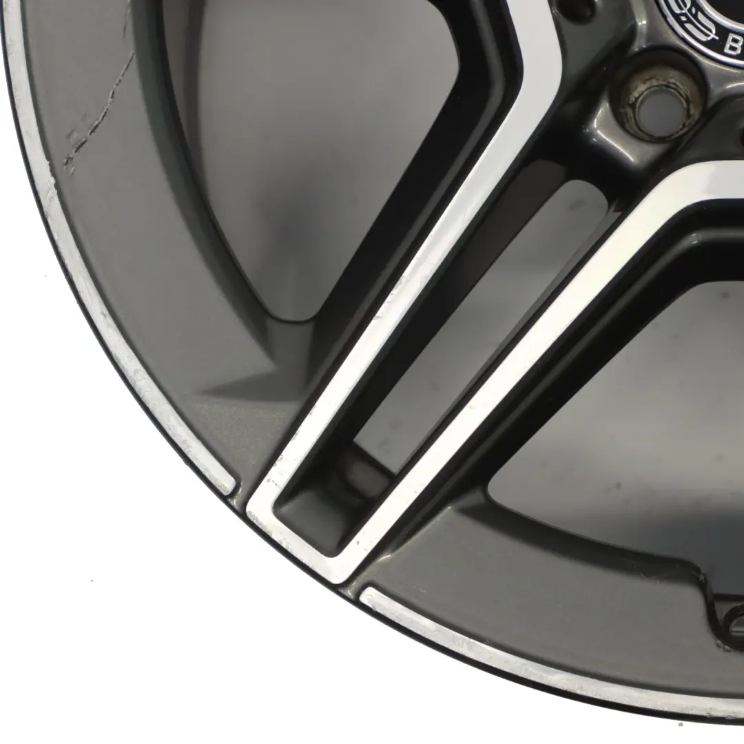 Alloy Wheel Rim AMG 18" ET:49 8,5J 5 Double Spoke to Mercedes W205 Rear with Part number A2054019600 Mercedes W205 Rear Alloy Wheel Rim AMG 18" ET:49 8,5J 5 Double Spoke - SKU A2054019600-3 - Part number A2054019600