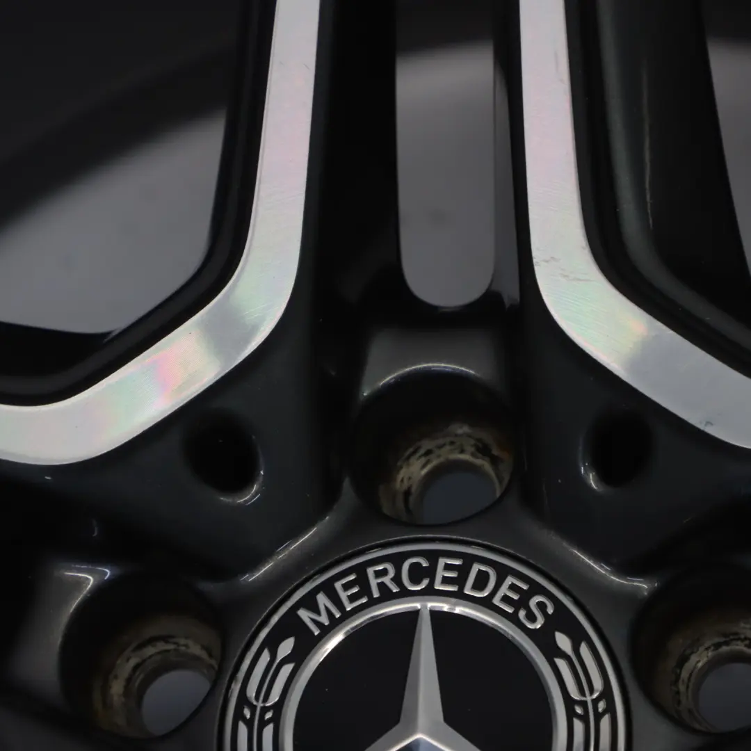 Alloy Wheel Rim AMG 18" ET:49 8,5J 5 Double Spoke to Mercedes W205 Rear with Part number A2054019600 Mercedes W205 Rear Alloy Wheel Rim AMG 18" ET:49 8,5J 5 Double Spoke - SKU A2054019600-3 - Part number A2054019600