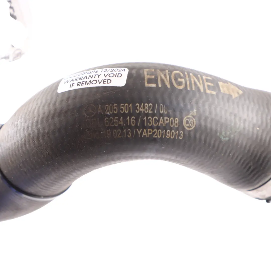 Mercedes C205 OM651 Diesel Water Coolant Hose Pipe Line Tube - SKU A2055013482 - Part number A2055013482