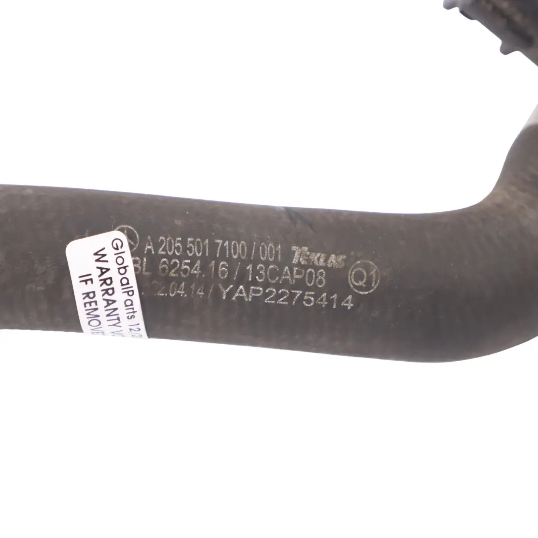 Mercedes W205 OM651 Diesel acqua refrigerante tubo linea tubo - SKU A2055017100 - Numero di parte A2055017100