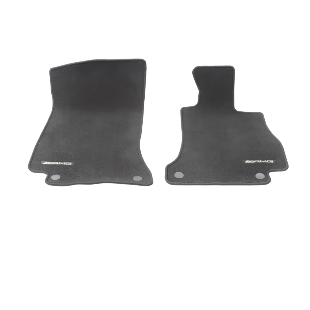 Interior Carpet Floor Mats Black Front Rear Set to Mercedes C205 AMG with Part number A2056802601 Mercedes C205 AMG Interior Carpet Floor Mats Black Front Rear Set - SKU RHD-A2056802601-2 - Part number A2056802601