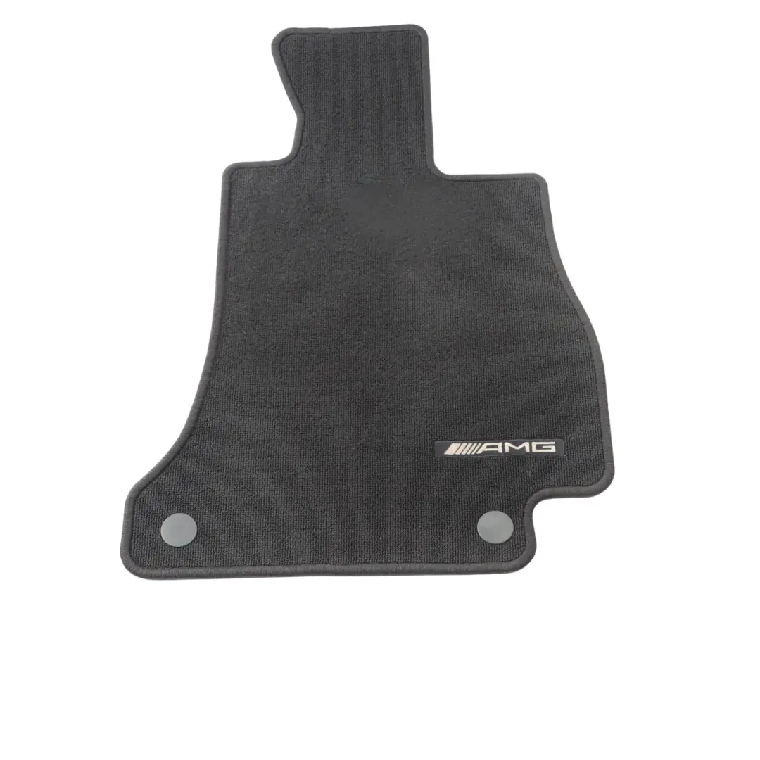 Interior Carpet Floor Mats Black Front Rear Set to Mercedes C205 AMG with Part number A2056802601 Mercedes C205 AMG Interior Carpet Floor Mats Black Front Rear Set - SKU RHD-A2056802601-2 - Part number A2056802601