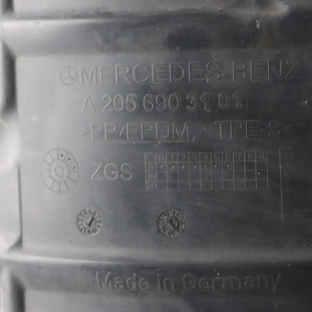 Mercedes W205 Front Wheel Arch Housing Left N/S Front Section Liner - SKU A2056903101-1 - Part number A2056903101