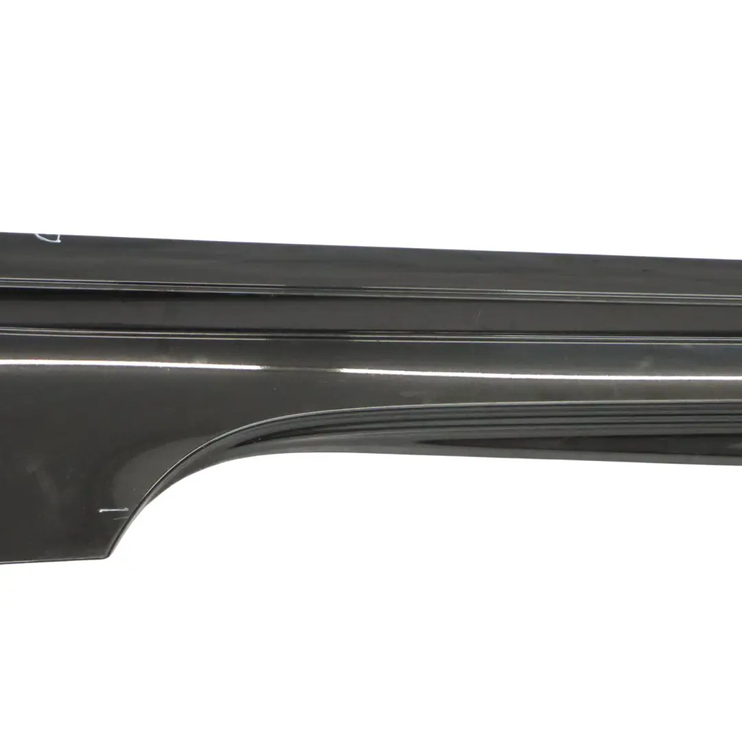 Mercedes C205 Side Skirt AMG Left N/S Door Sill Cover Obsidian Black - 197 - SKU A2056980100-OB - Part number A2056980100