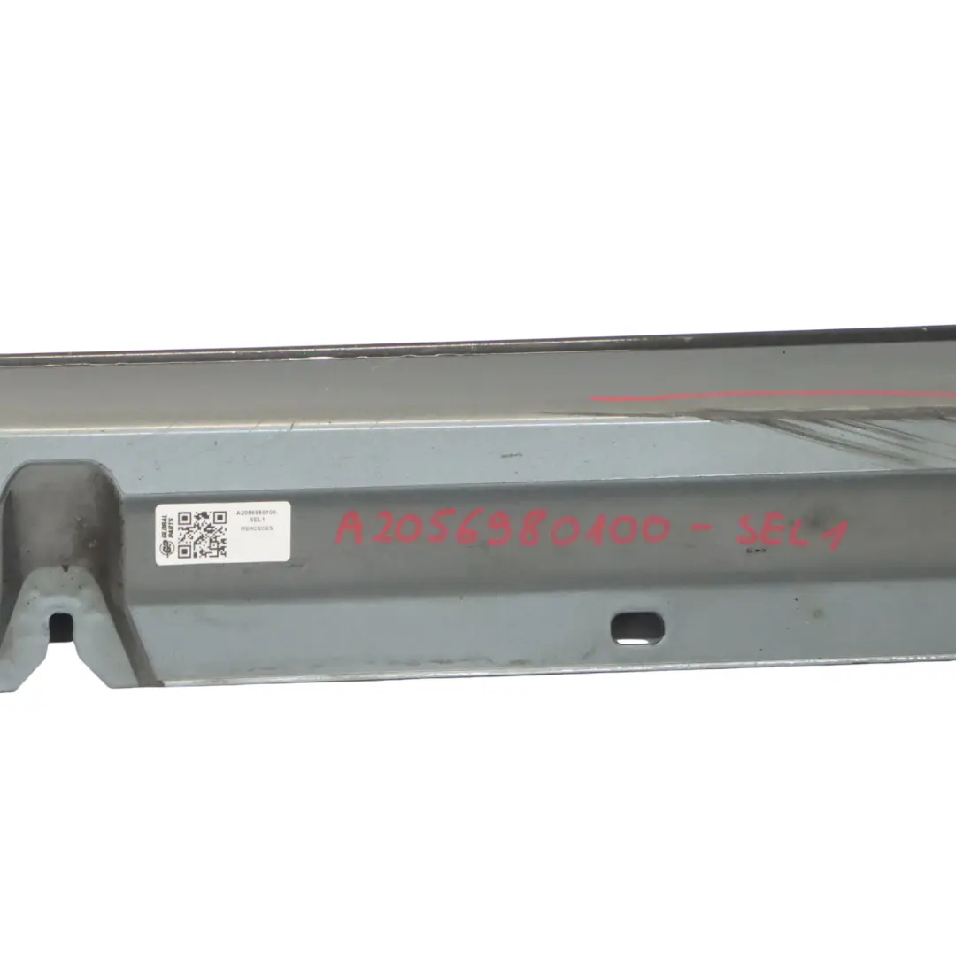 Mercedes C205 Side Skirt AMG Gauche Cache de seuil Selenite Grey - 992 - SKU A2056980100-SEL1 - Numéro de pièce A2056980100