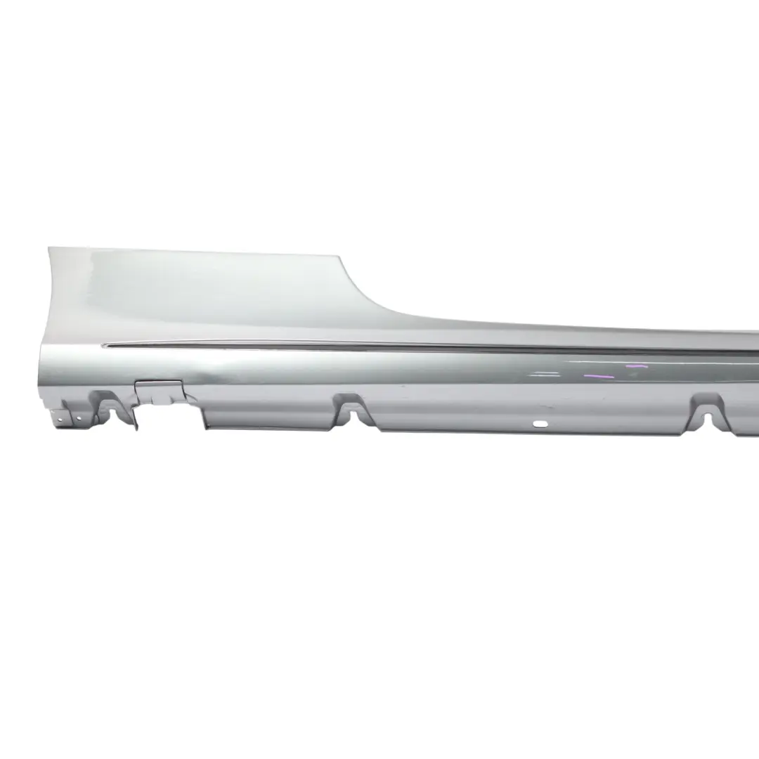 Mercedes C205 Side Skirt AMG Right O/S Door Sill Cover Selenite Grey - 992 - SKU A2056980200-SEL - Part number A2056980200