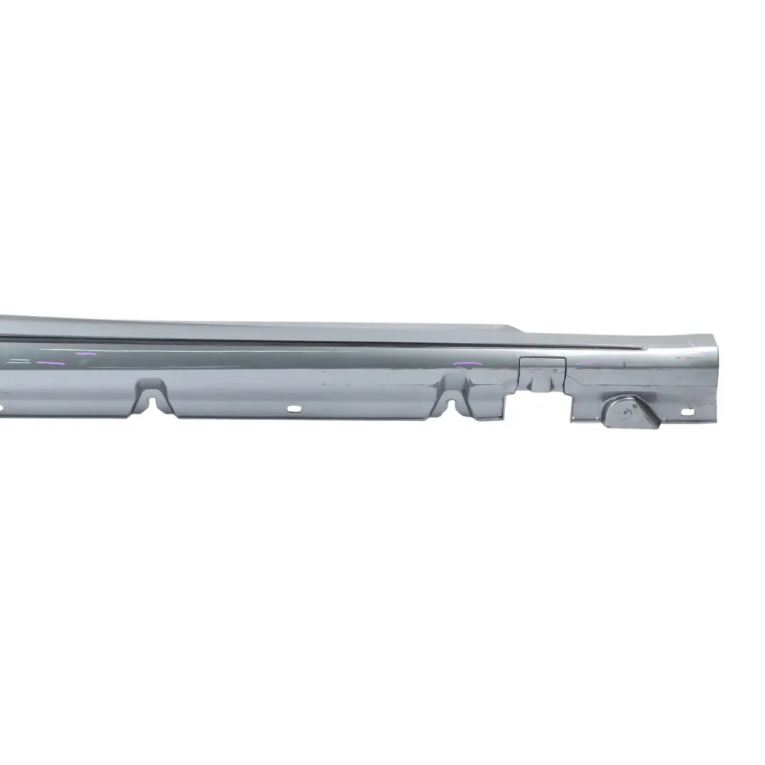 Mercedes C205 Side Skirt AMG Right O/S Door Sill Cover Selenite Grey - 992 - SKU A2056980200-SEL - Part number A2056980200