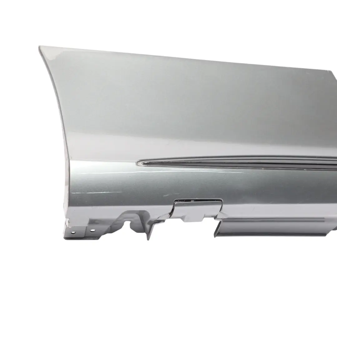 Mercedes C205 Side Skirt AMG Right O/S Door Sill Cover Selenite Grey - 992 - SKU A2056980200-SEL - Part number A2056980200
