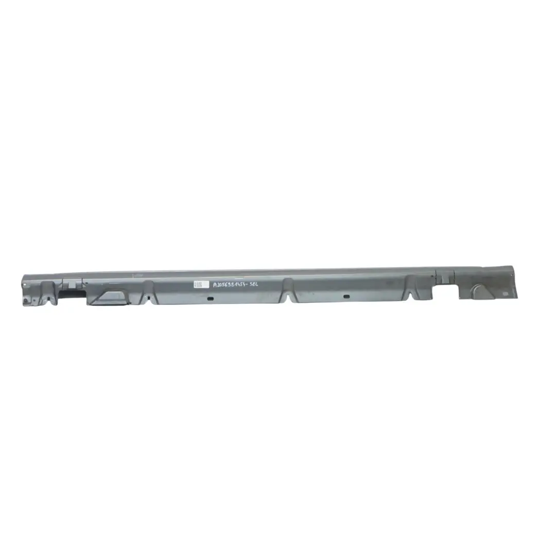 Mercedes W205 Side Skirt Right O/S Door Sill Cover Selenite Grey Metallic - 992 - SKU A2056981454-SEL - Part number A2056981454