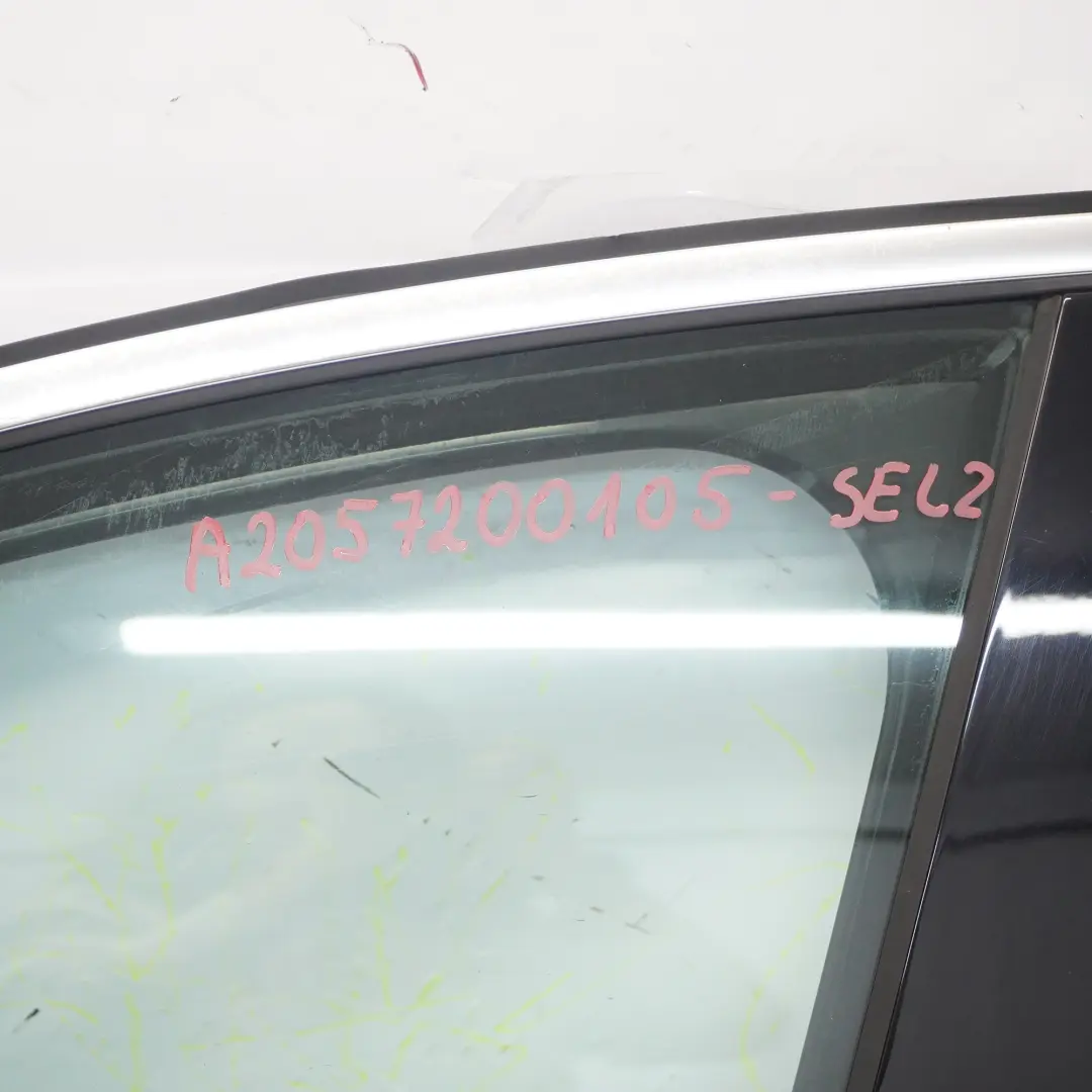 Mercedes W205 Door Front Left N/S Selenite Grey Metallic - 992 - SKU A2057200105-SEL2 - Part number A2057200105