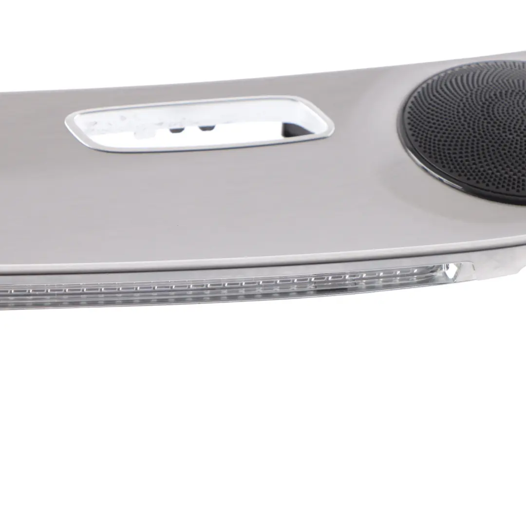 Mercedes W205 Door Card Trim Strip Front Left N/S Aluminium Premium Audio - SKU A2057203913 - Part number A2057203913