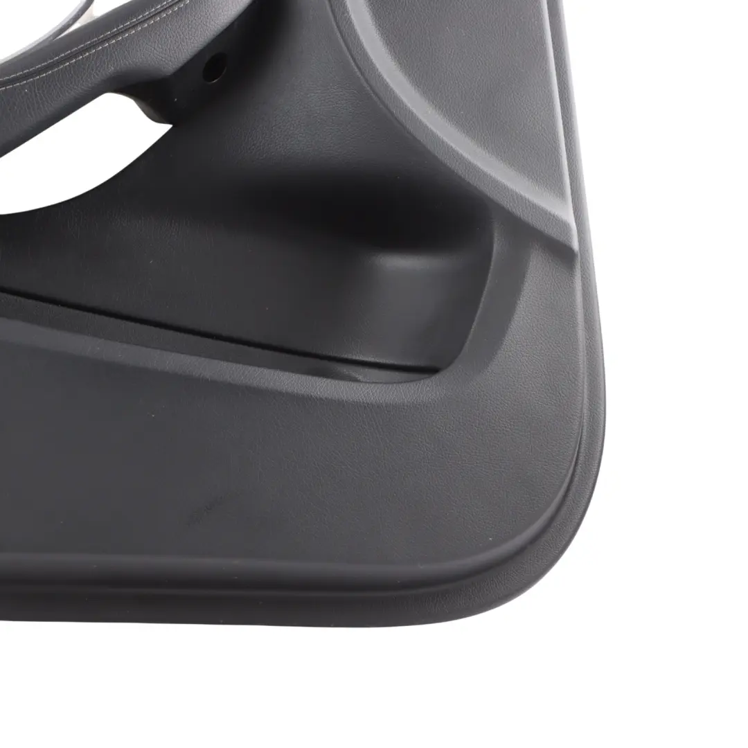 Front Door Card Left N/S Trim Panel Covering Leather Black to Mercedes W205 with Part number A2057208129 Mercedes W205 Front Door Card Left N/S Trim Panel Covering Leather Black - SKU A2057208129-1 - Part number A2057208129