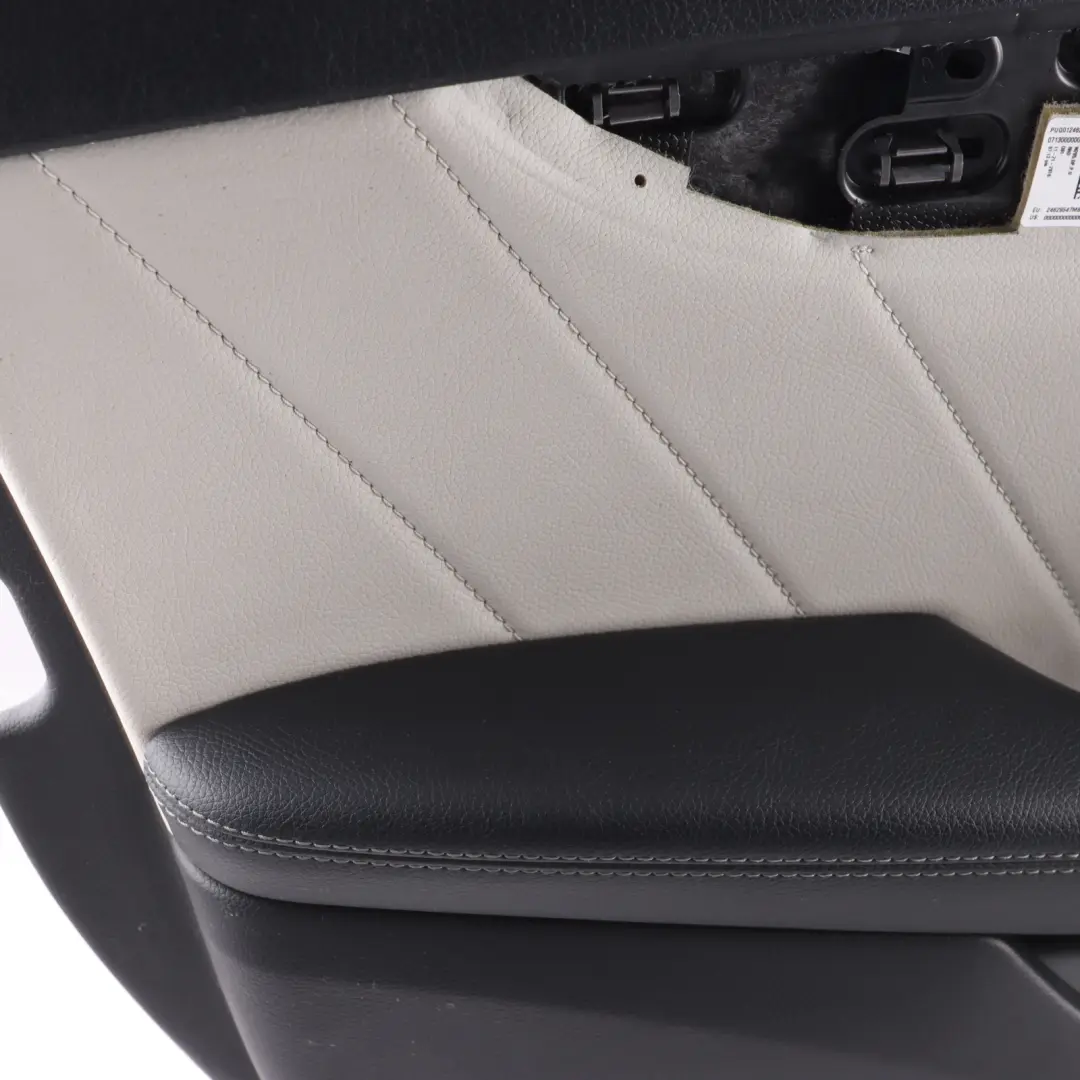 Front Door Card Left N/S Trim Panel Covering Leather Black to Mercedes W205 with Part number A2057208129 Mercedes W205 Front Door Card Left N/S Trim Panel Covering Leather Black - SKU A2057208129-1 - Part number A2057208129