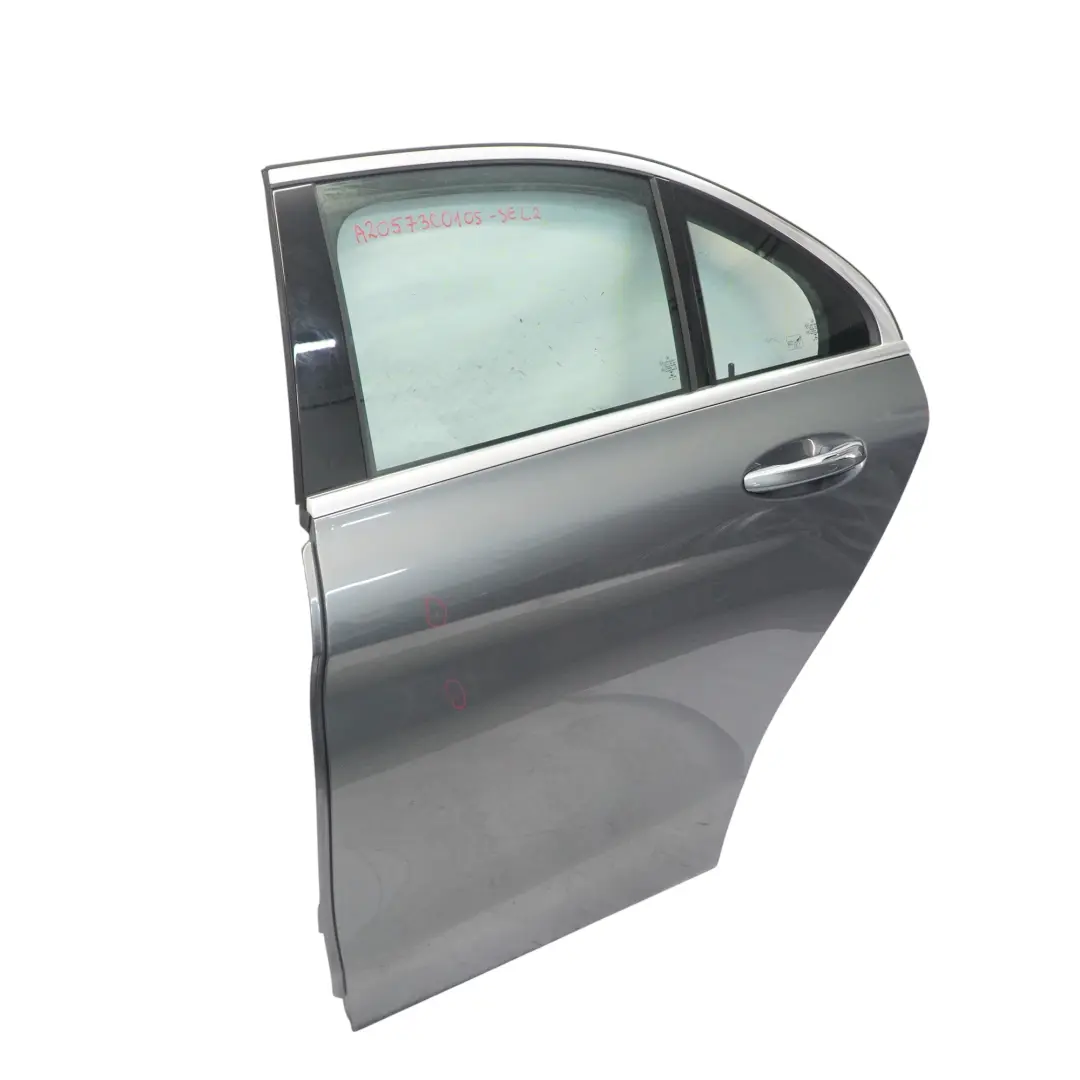 Mercedes W205 Tür hinten links Selenitgrau Metallic - 992 - SKU A2057300105-SEL2 - Teilenummer A2057300105