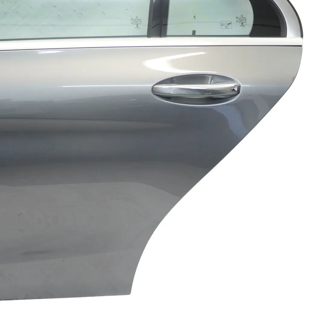 Mercedes W205 Door Rear Left N/S Selenite Grey Metallic - 992 - SKU A2057300105-SEL2 - Part number A2057300105
