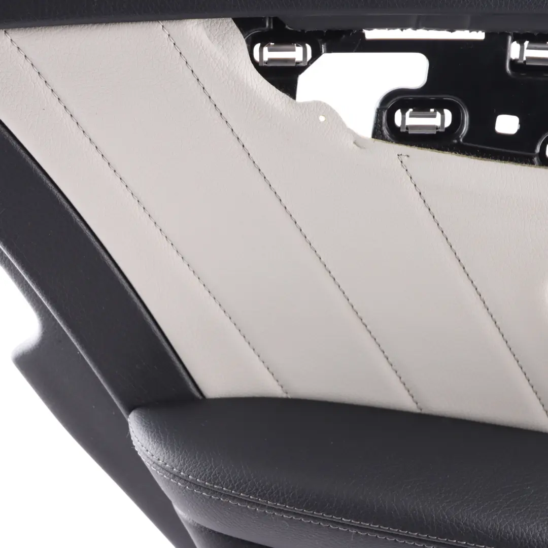 Mercedes W205 Rear Door Card Left N/S Trim Panel Cover AMG Line Leather Beige - SKU A2057305301-2 - Part number A2057305301