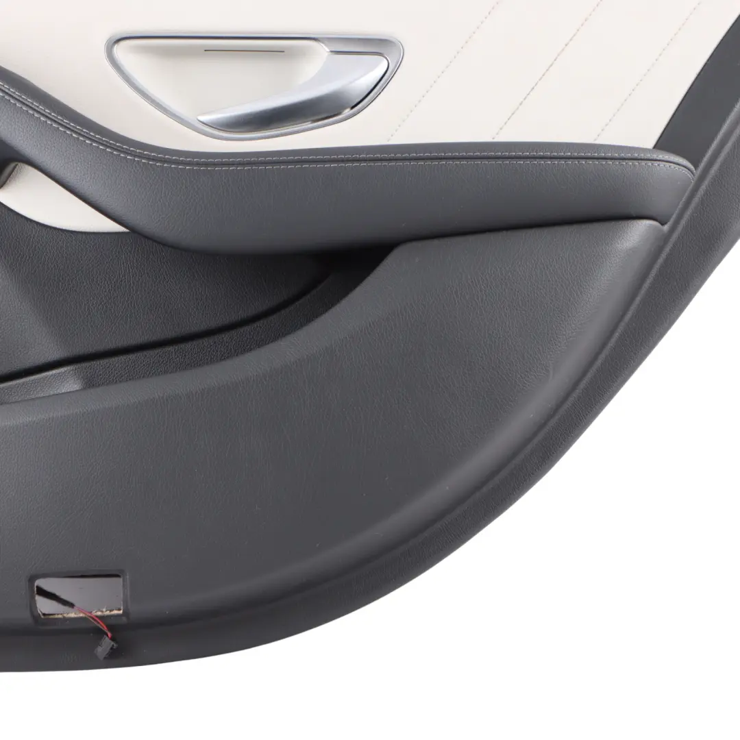 Door Card Right O/S Trim Panel Cover AMG Line Black Leather to Mercedes W205 Rear with Part number A2057305401 Mercedes W205 Rear Door Card Right O/S Trim Panel Cover AMG Line Black Leather - SKU A2057305401-2 - Part number A2057305401