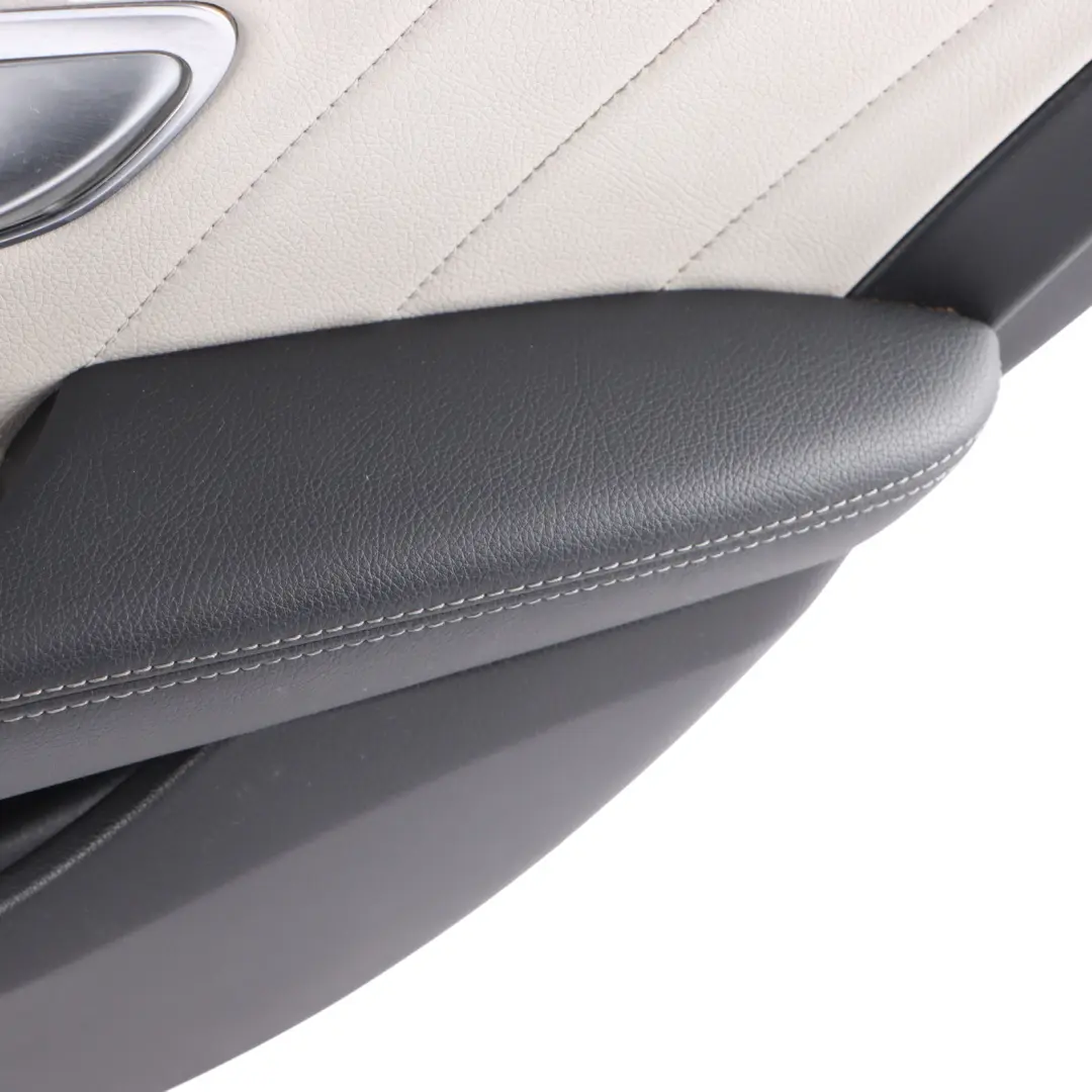 Door Card Right O/S Trim Panel Cover AMG Line Black Leather to Mercedes W205 Rear with Part number A2057305401 Mercedes W205 Rear Door Card Right O/S Trim Panel Cover AMG Line Black Leather - SKU A2057305401-2 - Part number A2057305401