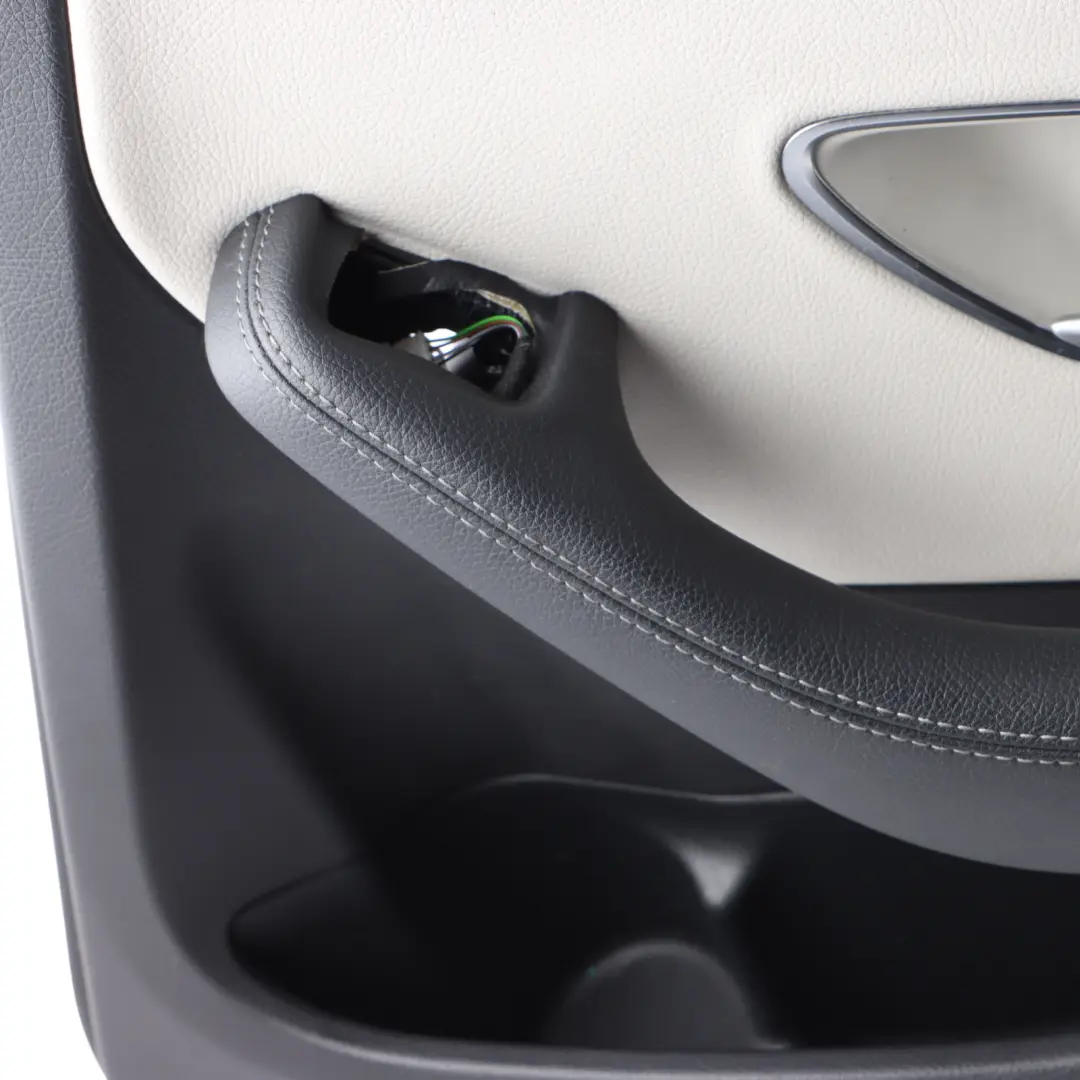 Mercedes W205 Rear Door Card Right O/S Trim Panel Cover AMG Line Black Leather - SKU A2057305401-2 - Part number A2057305401