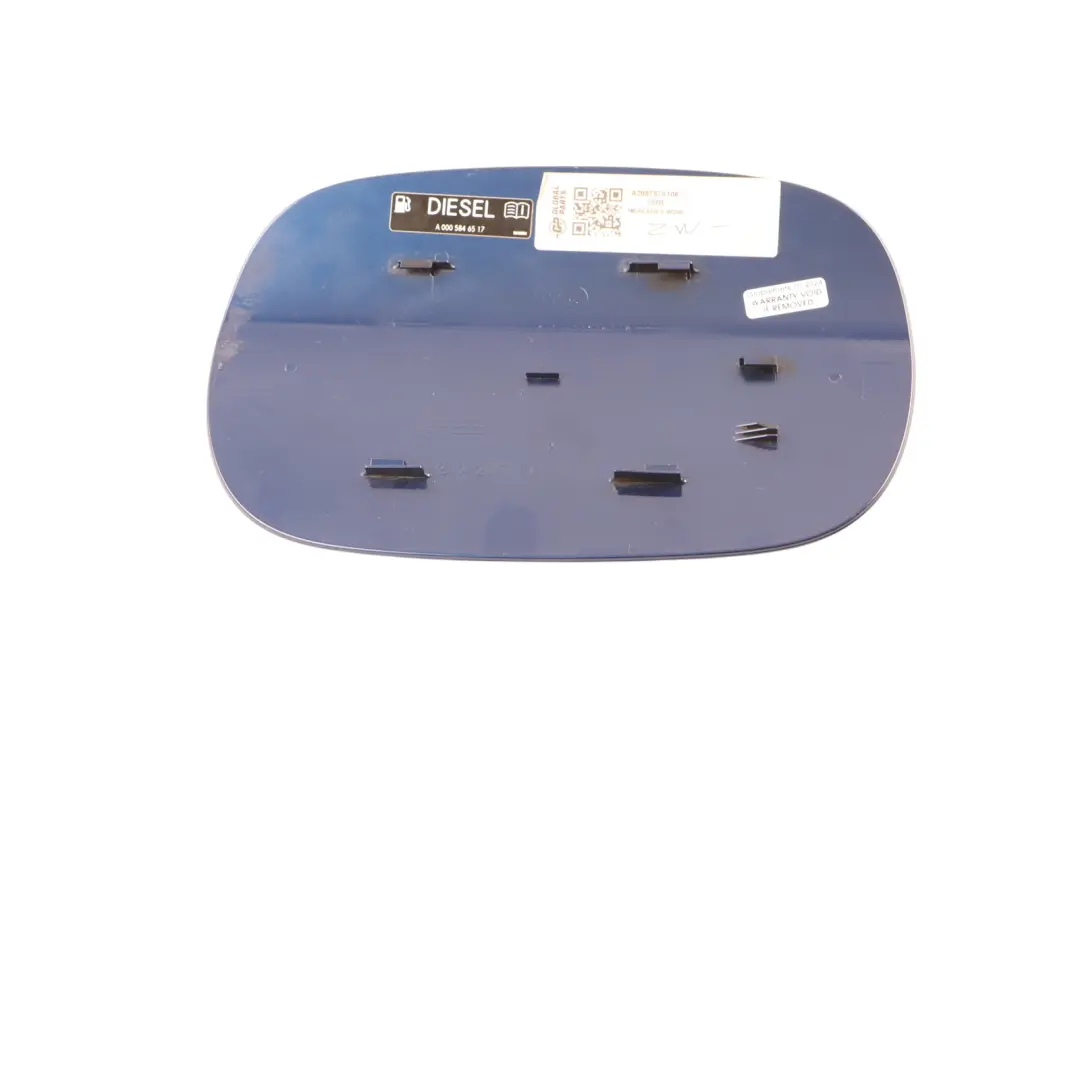 Filler Flap Cover Cap Brilliant Blue Metallic 896 to Mercedes W205 Fuel with Part number A2057570106 Mercedes W205 Fuel Filler Flap Cover Cap Brilliant Blue Metallic 896 - SKU A2057570106-BRB - Part number A2057570106