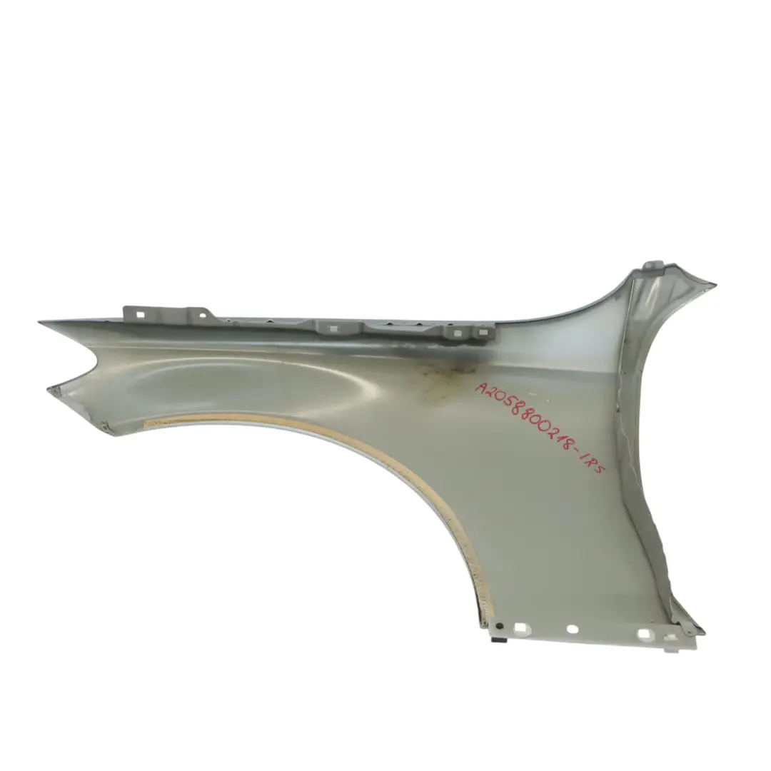 Wing Panel Front Right O/S Side Fender Iridium Silver Metallic 775 to Mercedes W205 with Part number A2058800218 Mercedes W205 Wing Panel Front Right O/S Side Fender Iridium Silver Metallic 775 - SKU A2058800218-IRS - Part number A2058800218