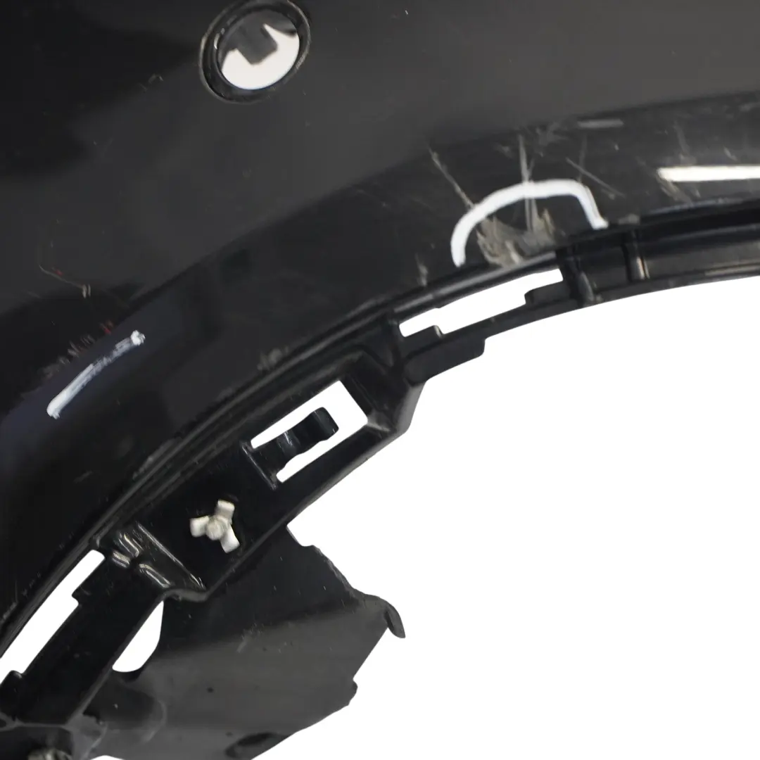 Bumper Rear Trim Panel Covering AMG Obsidian Black Metallic - 197 to Mercedes C205 with Part number A2058802206 Mercedes C205 Bumper Rear Trim Panel Covering AMG Obsidian Black Metallic - 197 - SKU A2058802206-OB2 - Part number A2058802206