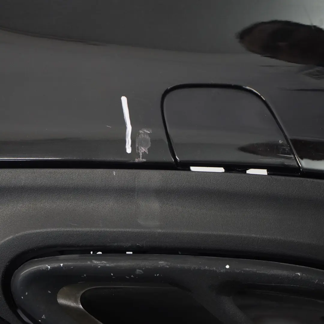 Mercedes C205 Bumper Rear Trim Panel Covering AMG Obsidian Black Metallic - 197 - SKU A2058802206-OB3 - Part number A2058802206