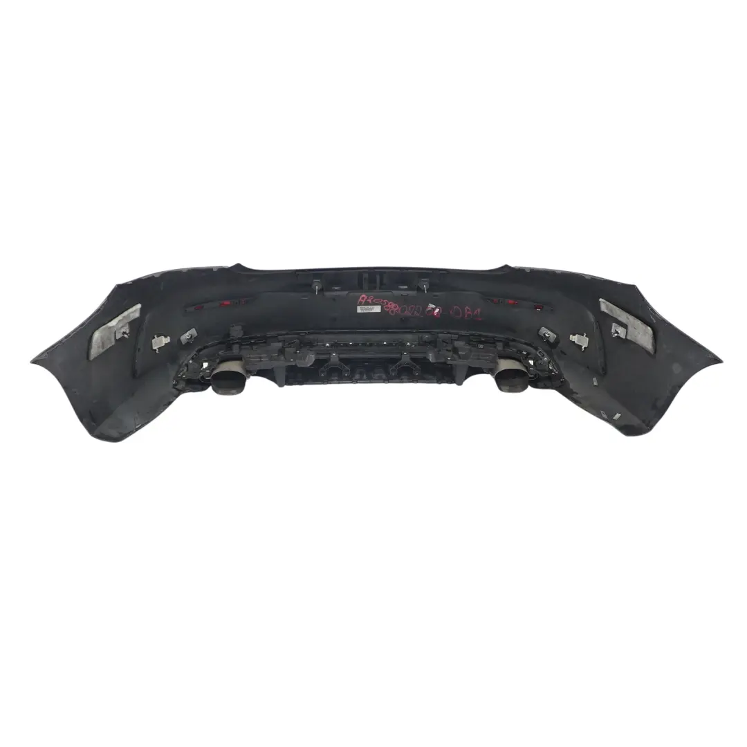 Bumper Rear Trim Panel Covering AMG Obsidian Black Metallic - 197 to Mercedes C205 with Part number A2058802206 Mercedes C205 Bumper Rear Trim Panel Covering AMG Obsidian Black Metallic - 197 - SKU A2058802206-OB3 - Part number A2058802206