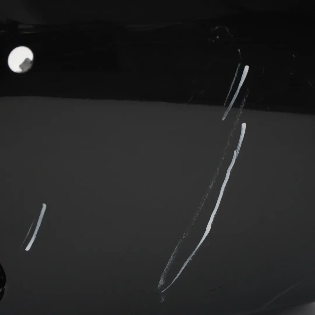 Bumper Rear Trim Panel Covering AMG Obsidian Black Metallic - 197 to Mercedes C205 with Part number A2058802206 Mercedes C205 Bumper Rear Trim Panel Covering AMG Obsidian Black Metallic - 197 - SKU A2058802206-OB3 - Part number A2058802206