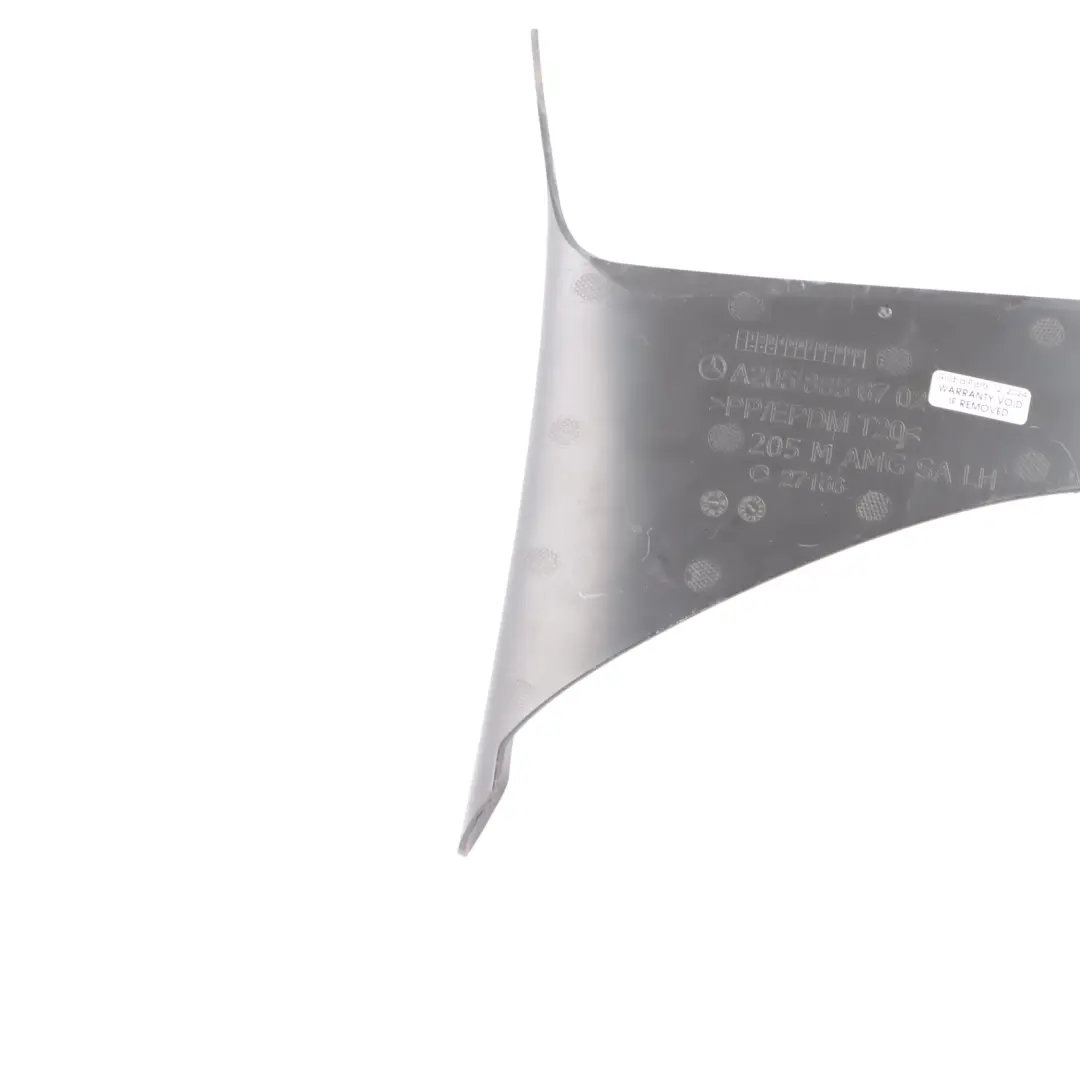 Front Bumper AMG Left N/S Side Air Deflector Trim to Mercedes W205 with Part number A2058856702 Mercedes W205 Front Bumper AMG Left N/S Side Air Deflector Trim - SKU A2058856702 - Part number A2058856702