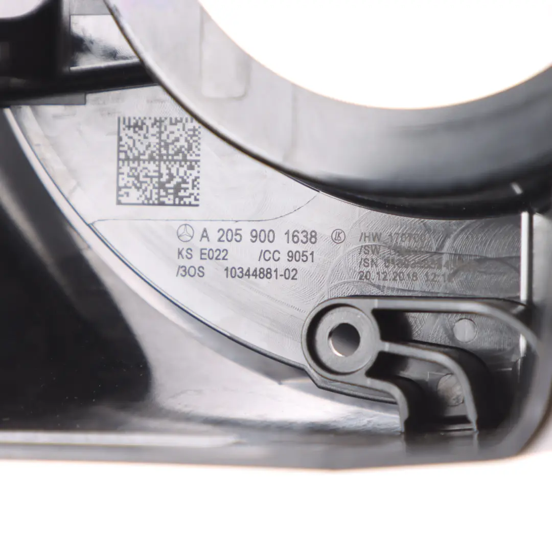 Mercedes A205 Steering Column Switch Cluster Trim Panel Cover - SKU A2059001638-1 - Part number A2059001638