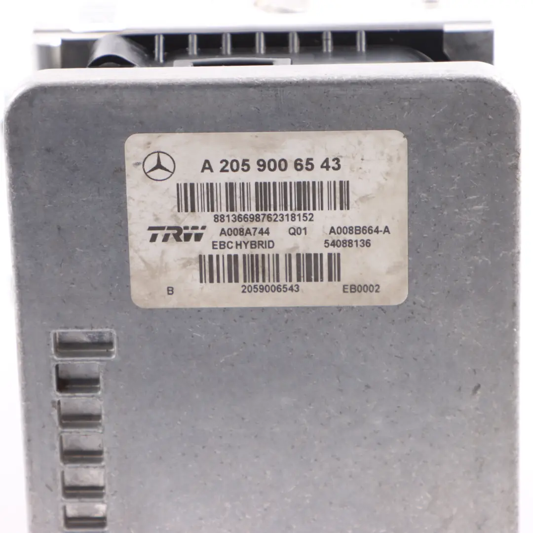 ABS DSC Pump Modulator Control Hydraulic Unit Block to Mercedes C205 with Part number A2059006543 Mercedes C205 ABS DSC Pump Modulator Control Hydraulic Unit Block - SKU A2059006543 - Part number A2059006543