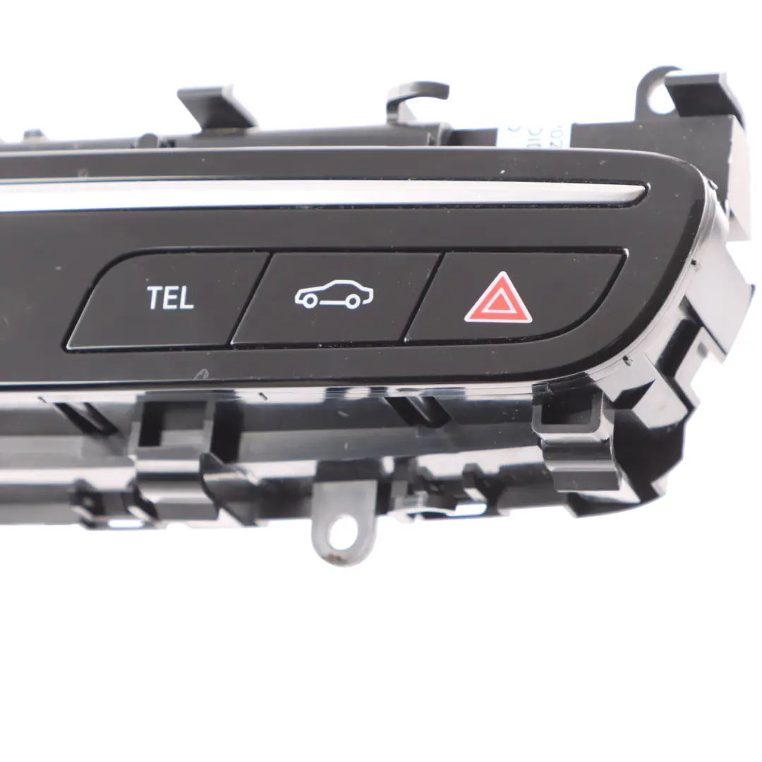 Hazard Warning Multimedia Control Switch Block Panel to Mercedes W205 with Part number A2059056011 Mercedes W205 Hazard Warning Multimedia Control Switch Block Panel - SKU A2059056011 - Part number A2059056011