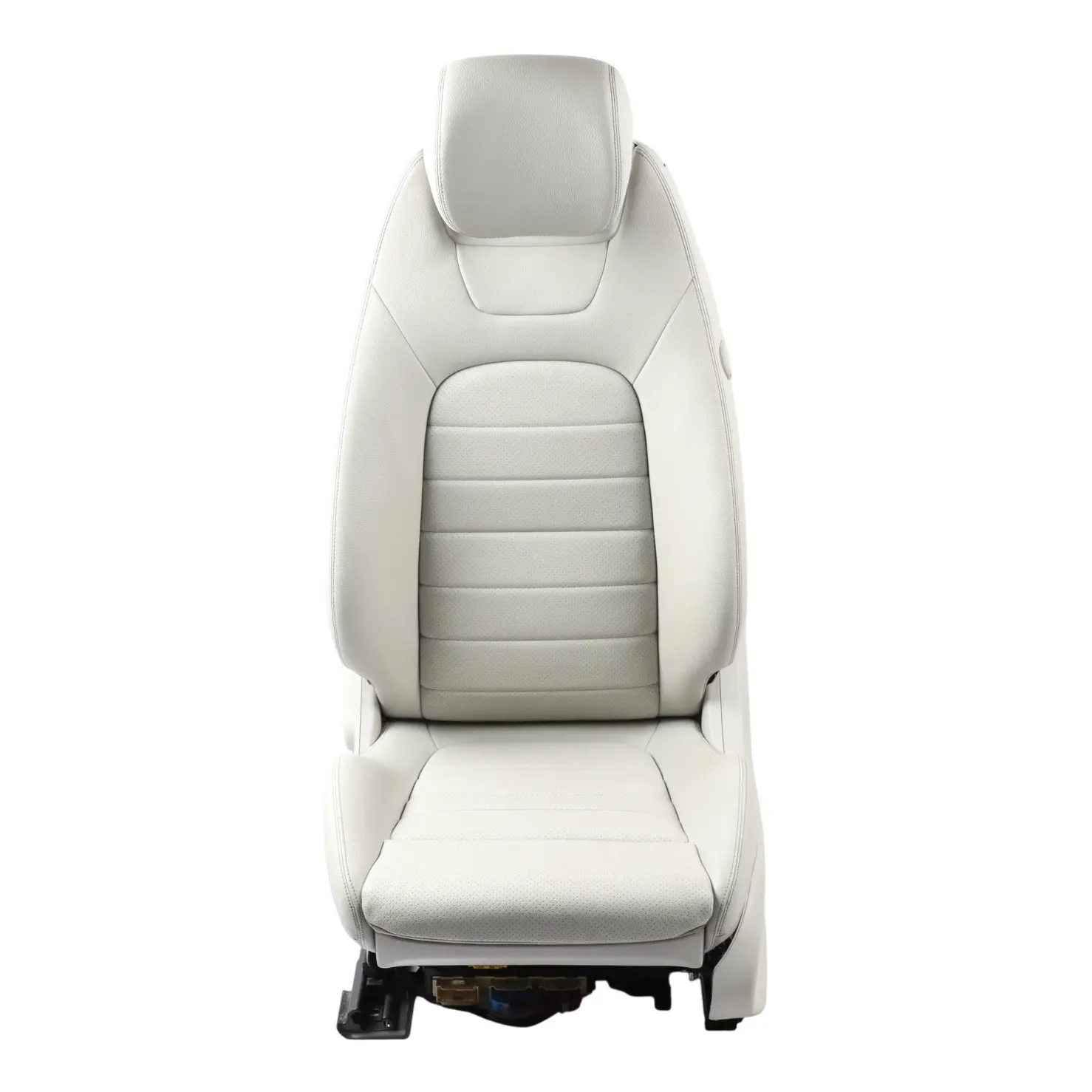 Mercedes C205 Coupe Seat Front Left N/S Heated Memory Imiation Leather Grey