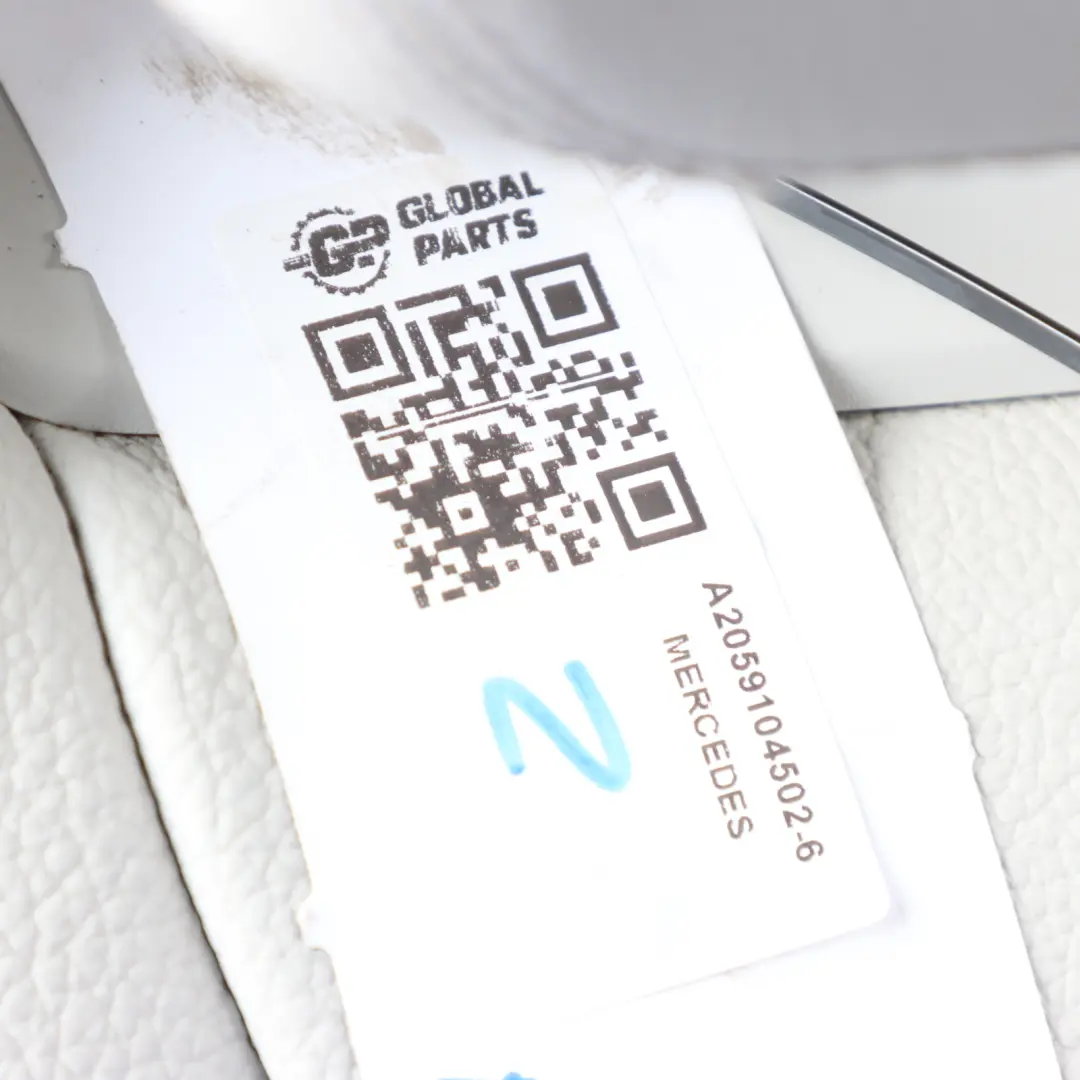 Front Left N/S Heated Memory Imiation Leather Grey to Mercedes C205 Coupe Seat with Part number A2059104502 Mercedes C205 Coupe Seat Front Left N/S Heated Memory Imiation Leather Grey - SKU A2059104502-6 - Part number A2059104502