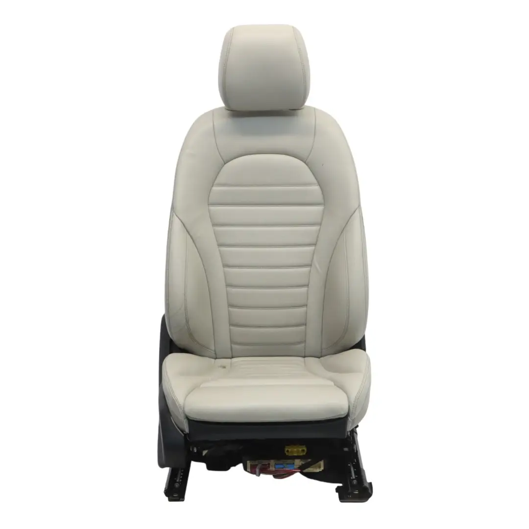 Mercedes W205 S205 Seat Front Right O/S Interior Memory Heated Leather Grey - SKU RHD-A2059106112-5 - Part number A2059106112