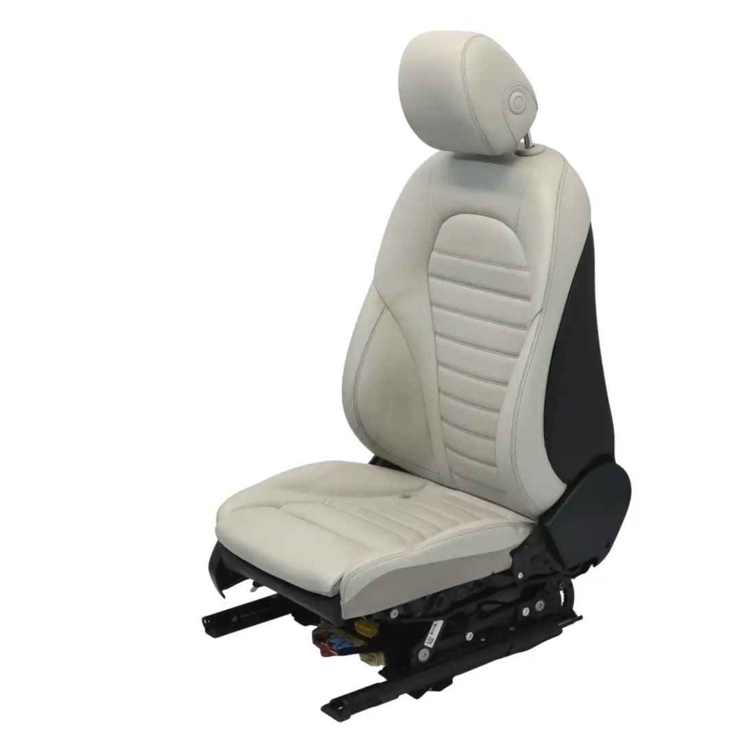 Mercedes W205 S205 Seat Front Right O/S Interior Memory Heated Leather Grey - SKU RHD-A2059106112-5 - Part number A2059106112